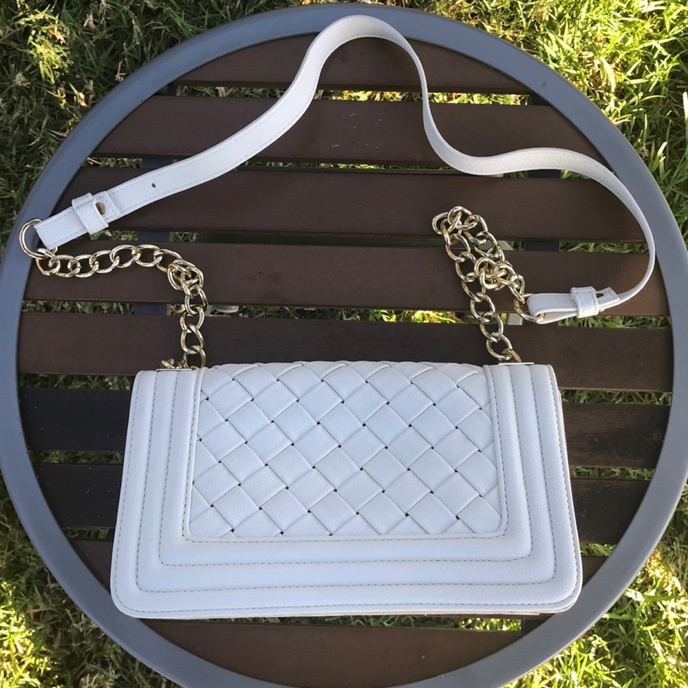 White purse